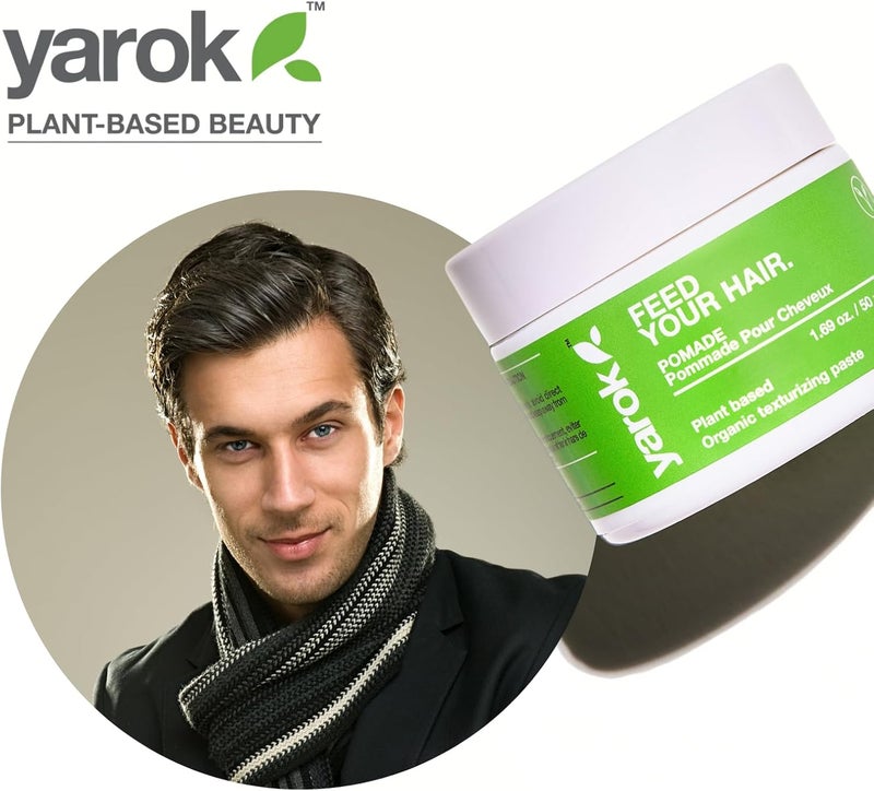 Yarok Feed Your Hair Styling Pomade - 1.69 oz Organic Texturizing Paste with Shea Butter, Fennel Seed Oil, and Olive Oil - Image 3